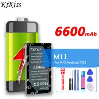 6600mAh KiKiss Battery M 11 For FiiO Android M11 HIFI Music MP3 Player For Fiio M11 Pro M11Pro Player Batteries