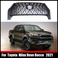 Pickup Modified Racing Grills For Hilux Grill Auto Accessories Front Bumper Mesh Cover Grills For Toyota Hilux Revo Rocco 2021