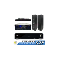 【金嗓】CPX-900 K2F+SUGAR SA-818+EWM-P28+KS-636(4TB點歌機+擴大機+無線麥克風+卡拉OK喇叭)