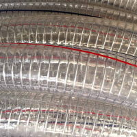 耐溫120鋼絲管耐酸堿耐腐蝕透明鋼絲管四季不硬排水鋼絲軟管