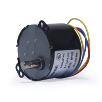 50KTYZ Permanent Magnet Synchronous Micro Gear Motor AC 220V 6W Low Speed 2.5/5/10/15/20/30/50/60/80/110rpm