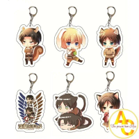 Móc khóa Attack on Titan Levi Eren Mikasa Armin Jean Erwin Reiner