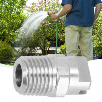High Pressure Washer Spray Fan Nozzle 1/4inch Screw Type 65 Degree Sprinkler For Agricultural Spray Irrigation Landscaping