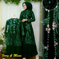 TERBARU GAMIS COUPLE YASMIN DAN ANAK/GAMIS KEBAYA MODREN/GAMIS KEBAYA BORKAT/GAMIS KEBAYA COUPLE/GAM