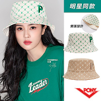 【PONY】時尚格紋漁夫帽- 雙面設計  配件 中性-兩色任選