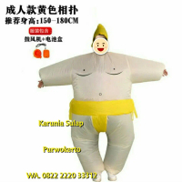 KOSTUM SUMO CELANA KUNING BADUT ULTAH LUCU PESTA BAJU COSPLAY JEPANG