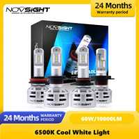 NOVSIGHT N9 H7 LED Car Headlight For Car H4 LED H11 6500K 10000LM 60W 12V LED Auto Headlamp Fog Light Bulbs