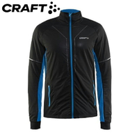 【CRAFT 瑞典 男 風暴2.0 防風保暖外套《黑藍》】1904258/刷毛外套/防風外套/夾克