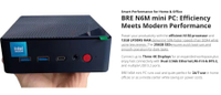 MiniPC Termurah Barebones with Intel N100 Hemat Energi untuk Kasir Home Theatre Mini Server BRENUC B