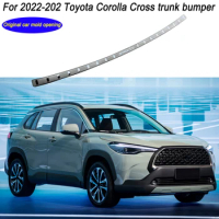 Car Accessories Trunk Trim Rear Bumper Protector Stainless Steel Door Sill Scuff Plate For Toyota Corolla Cross 2022 2023 2024