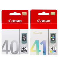 Canon PG-40+CL-41原廠墨匣(黑色+彩色)2顆入