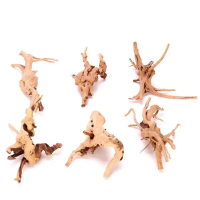 A LOVABLE  Fish Tank Ornament Landscaping Decoration  Wood Natural Trunk Driftwood Tree Aquarium Fis