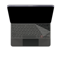 【ZIYA】Apple 11吋 iPad Air M2/11吋 Pro 第1234代/Air 第45代 巧控鍵盤保護膜(超透明TPU材質)