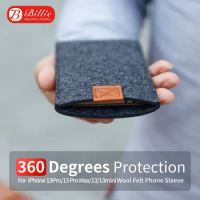 For iPhone 14 Pro Case For iphone 13 Pro Max Ultra-thin Handmade Wool Felt phone Sleeve Cover For iphone 13 14 Accessories