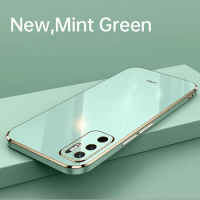 For POCO M3 Pro Case Fashion Plating Glossy Soft Silicone Rubber Back Cover Phone Case For Xiaomi POCO M3 Pro 4G 5G