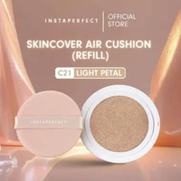 Instaperfect Skincover Air Cushion SPF 50 PA++++ Transfer-Resistant Bedak Cair Wardah Tahan Lama Ref