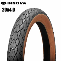 INNOVA 20x4.0 fat tire pneu 20x4 E-BIKE tire 30TPI Brown skin edge snow tire fat bike accessories ULTRA LIGHT 1.35kg