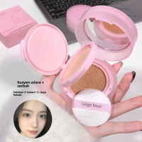 shade 00 glad2glow cushion glad2glow Serbuk BB Kusyen Dua Lapisan, Warna Bogel, Alamiah Jelas, Tetap