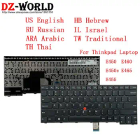 US English RU Russian ARA Arabic TH TH Thai TW HB Hebrew IL Israel Keyboard for Lenovo Thinkpad E450 E460 E450c E455 E465 Laptop
