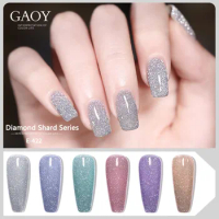 Gaoy Diamond Shard Series Gel Nail Polish 7.3ml Colorful Glitter UV/Led Gel