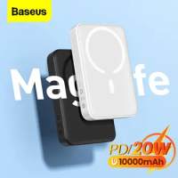 Baseus Magnetic Power Bank 10000mAh Wireless Charging 6000mAh Powerbank For iPhone 14 Pro Mini Portable External Battery Charger