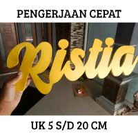Huruf kayu custom / Huruf kayu timbul / Huruf kayu backdrop label iklan / Harga perhuruf