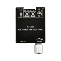 ZK-1002A 5.1 Bluetooth Power Amplifier Board 100W Channel Board