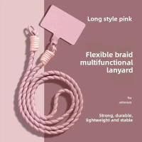 Three-chain twisted mobile lanyard diagonal span mobile watch strap clip lanyard mobile phone univer