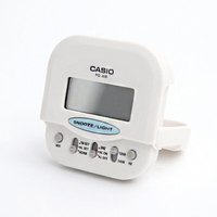 鬧鐘 CASIO純白口袋型電子鐘【NVC10】柒彩年代