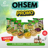 Coastal Dim Sum - OHSEM PROMO (3 Dim Sum + 3 Dumpling + 3 Sos Garlic + 1 Sos Manis)