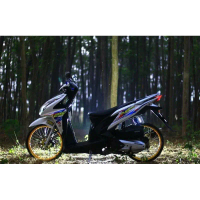 STRIPING TRANSPARAN VARIO OLD 125 COSTUM II STRIPING VARIO OLD VARIASI BISA CUSTOM