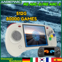 RG ARC-D RG ARC-S RG ARC ANBERNIC LINUX Android System Retro Handheld Game Console 4.0-inch IPS Children's Gifts Birthday Gift