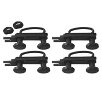 4 PCS Car Roof Luggage Accessories Van Mounting Accessories Kit Roof Box Bracket Mounting Accessories