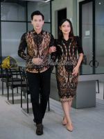 Motif Azura Batik Mahadewi Batik Coupel Lapis Full Furing Premium Terbaru | Dress Batik | Tunik Wani