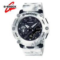 G-SHOCK GA-2200 Watches for Men Quartz Carbon Fiber Protective Structure Sports Multi-Function LED Display Dual Display Watch