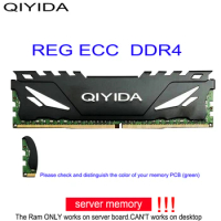 memory with heatsink Server Memory ddr4 ram 4gb 8GB 16GB 32GB PC4 2133MHz or 2400MHz 2600MHZ 2400T or 2133P ECCREG Server Memory