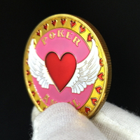 【好運天使】美國拉斯維加斯籌碼徽章品 幸運撲克紀念章金幣
