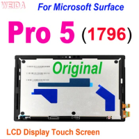 Original LCD For Microsoft Surface Pro5 Pro 5 1796 LCD Display Touch Screen Digitizer Assembly LP123WQ1 For Surface Pro 5 LCD
