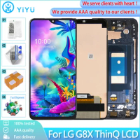 6.4" For LG G8X ThinQ LCD Display Touch Screen LMG850EMW LM-G850 901LG V50S LCD With Frame Digitizer Assembly Replacement