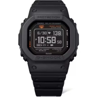 CASIO 卡西歐 G-SQUAD系列追蹤睡眠 血氧儀 多功能運動方形潮流腕錶 經典黑 44.5mm(DW-H5600-1)