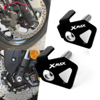 Front Rear ABS sensor Guard Protection Cover &amp; Keychain For YAMAHA XMAX 125 250 300 400 XMAX300 XMAX400 Motorcycle Accessories