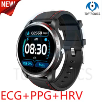 ECG PPG Smart Bracelet Smart Watch Heart Rate Monitor Blood Pressure Fitness Tracker Men Smart Watch for IOS Android PK N58 W8
