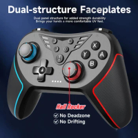 Switch Pro Controller Wireless Gamepad Compatible With Nintendo Switch/OLED/Lite/PC Wake Up Funtion Gamepad Hall Effect Joystick