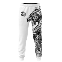 Drop shipping Dungeon Dragon Tattoo 3D Printing Mens Sweatpant Fashion Trousers Autumn Unisex Casual Joggers Pants CK-07