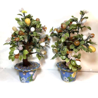 Jade simulation pear tree big bonsai indoor decoration jade crafts
