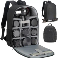 Camera Bag Backpack for Photographers,Photography Camera Backpack with Laptop Compartment Waterproof RaincoverPhoto Backpack Bag