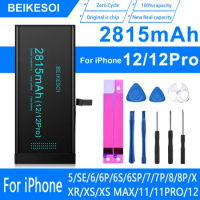 BEIKESOI Battery for iPhone 12 Pro MAx Zero-cycle Bateria For For iphone 12pro 12promax 13pro 13promax With Free Tools Sticker