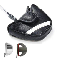 Golf Club Cover Plush Inner Lining Head Protector Golf Putter Cap Protector Durable Golf Putter Head Cover Golf Club Headcover