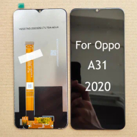 Black 6.5inch For Oppo A31 2020 CPH2015 CPH2031 CPH2029 LCD Display Touch Screen Digitizer Assembly / With Frame