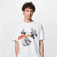 Uniqlo Mario Kart World UT (T-Shirt) [489911] Kaos pria wanita 00 WHITE L